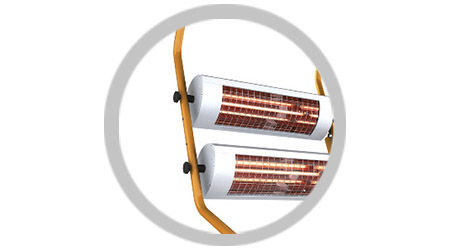optional mit 2x 1400 Watt